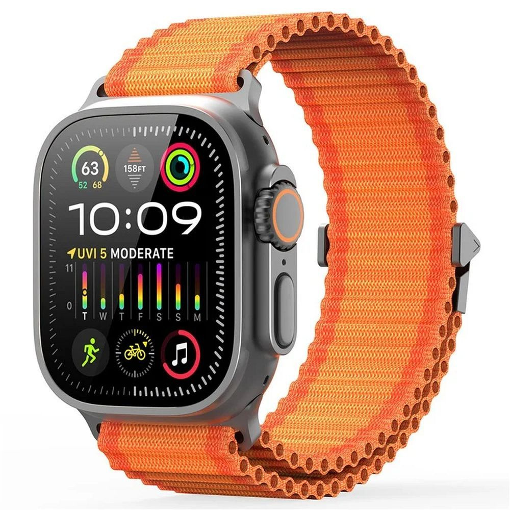 DUX DUCIS pasek YC nylonowy do Apple Watch 38 / 40 / 41 / 42mm pomarańczowy