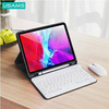Etui APPLE IPAD AIR 10.9 2020 USAMS Winro Keyboard biała klawiatura (IP109YRU02) zielone