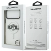 Etui Karl Lagerfeld IML Choupette Sketch Logo MagSafe na iPhone 17 Pro Max - przezroczyste