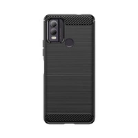 Carbon Case Silikonhülle für Nokia C22 - schwarz