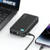 USAMS Powerbank with retractable USB-C Retractable cable 10000 mAh PD 20W Fast Charge XY Series purple/purple 10KCD22403 (US-CD224)
