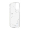 Original Case IPHONE 11 PRO Guess Hardcase Flower Desire Pink & White Rose transparent