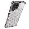 Honeycomb case armored cover with a gel frame for Samsung Galaxy M53 5G transparent