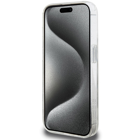 Etui Karl Lagerfeld Ring Stand Karl Head MagSafe do iPhone 15 - białe