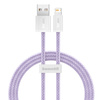 Kabel USB do Lightning Baseus Dynamic, 2.4A, 1m (fioletowy)
