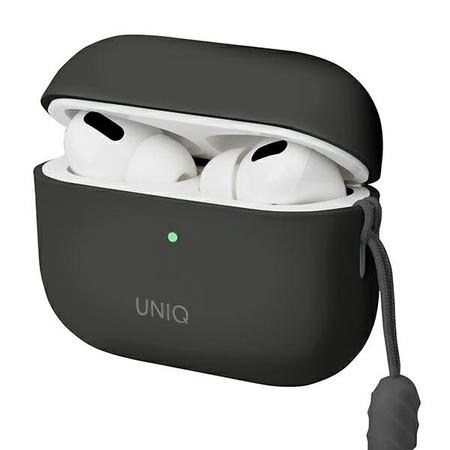 UNIQ etui Lino AirPods Pro 2 genSilicone (2022/2023) szary/ash grey