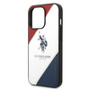 US Polo USHCP14XPSO3 iPhone 14 Pro Max 6,7" biały/white Tricolor Embossed
