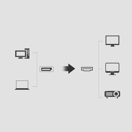 Ugreen kabel przewód HDMI - DisplayPort 4K 30 Hz 32 AWG 2 m czarny (DP101 10202)