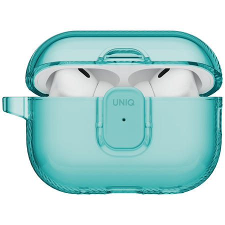Etui UNIQ Glase Pro do AirPods Pro 3     Lock Case turkusowy