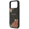 Guess 4G Flowers Print MagSafe Hülle für iPhone 17 Pro - Schwarz