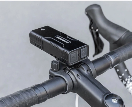 Rockbros 24310002001 Fahrradlicht 850 lm mit Powerbank-Funktion + USB-C - USB-A Kabel - Schwarz