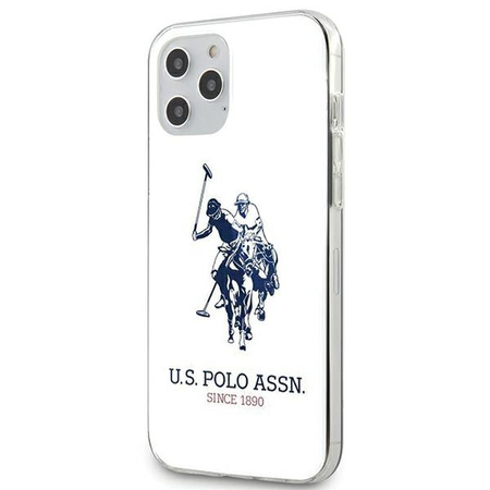 US Polo USHCP12MTPUHRWH iPhone 12 Pro / iPhone 12 biały/white Shiny Big Logo