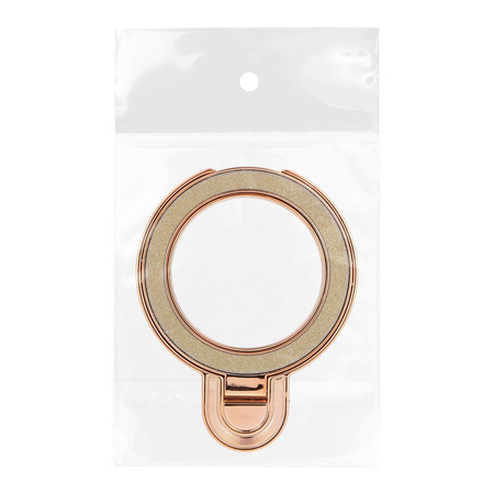 Stojak na telefon CIRCLE GLITTER - naklejany - złoty