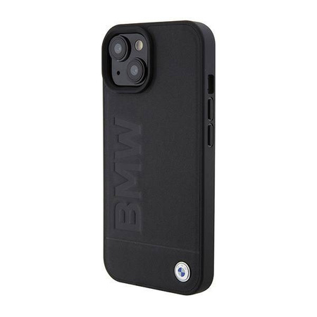 BMW BMHMP15SSLLBK iPhone 15 6,1&quot; schwarz/schwarz Magsafe Hardcase Signature Logo Aufdruck