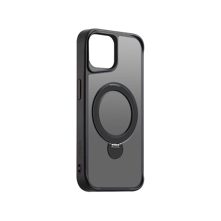 Nakładka Etteri Matt Mag Ring do iPhone 14 6,1" czarna