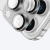 Szkło hartowane AMAZINGTHING Aviation-Grade Alloy Lens na wyspę aparatu do iPhone 16 Pro / 16 Pro Max - szare