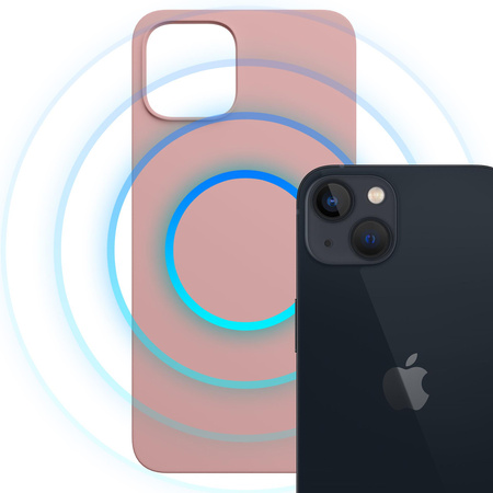 Apple iPhone 15 - 3mk Hardy MagSilicone Pink