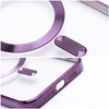 Futerał Electro Mag Cover kompatybilny z MagSafe do IPHONE 15 PLUS fioletowy