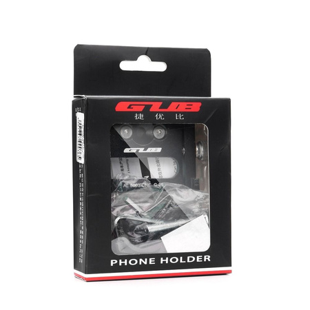 Uchwyt rowerowy na kierownice GUB G83 Aluminium czarny