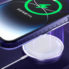Kingxbar PQY Ice Crystal Series magnetyczne etui iPhone 14 MagSafe szare