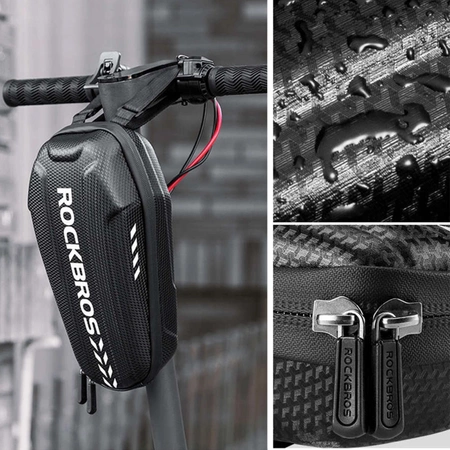 Rockbros B62-1 Fahrradtasche für Lenker oder Rahmen 3 l - Schwarz