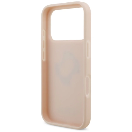 Guess Grained Big 4G &amp; Classic Logo iPhone 17 Pro Hülle - Rosa
