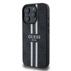 GUESS futerał do IPHONE 16 Pro Max kompatybilny z MagSafe GUHMP16XP4RPSK (4G Pronted Stripes) czarny