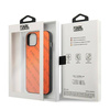 Original Case IPHONE 13 Karl Lagerfeld Hardcase Perforated Allover (KLHCP13MPTLO) orange