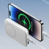 Joyroom JR-W020 20W Mini magnetic wireless power bank 10000mAh White with USB to Type-C 0.25m Cable Black