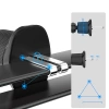 Wozinsky WCT5-Q6S2Y Autohalterung mit Qi/MagSafe 15W induktivem Ladegerät für Lüftungsgitter mit Ventilator - Schwarz