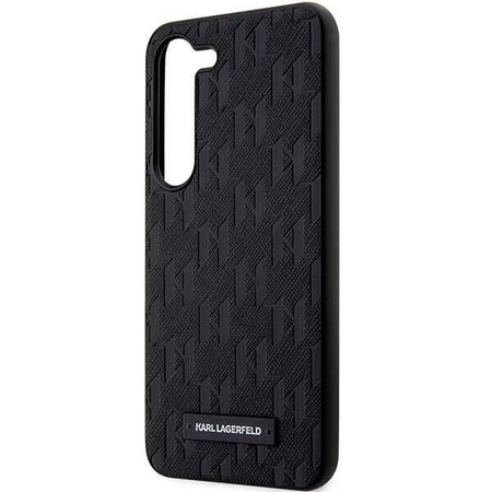 Oryginalne Etui KARL LAGERFELD hardcase Saffiano Mono Metal Logo KLHCS24MSAKLHPK do Samsung Galaxy S24 Plus czarny