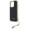 Original Case IPHONE 16 PRO Guess Hardcase 4G Charms Collection (GUHCP16LGF4GGR) black