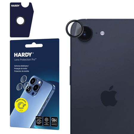 Apple iPhone 16E - HARDY Lens Protection Pro Black