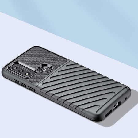 Thunder Case flexible gepanzerte Hülle für Motorola Moto G Play 2022 schwarz