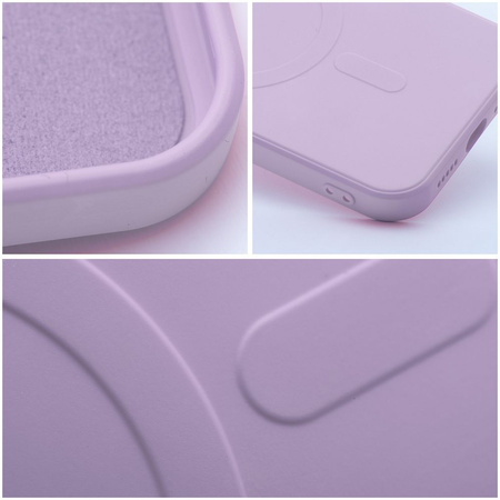 Futerał SILICONE MAG COVER kompatybilny z MagSafe do XIAOMI Redmi 15 4G różowy