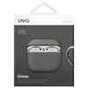 UNIQ etui Glase AirPods 4 dymny/glossy smoke