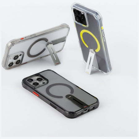 Etui Skinarma Helix do iPhone 16 Pro      Magnetic Charging 360 Rotating Stand czarny