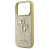 Guess Fixed Glitter Big 4G Hülle für iPhone 17 Pro - Gold