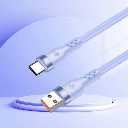 Kabel 3A 1.2m USB - USB-C (120W FOR XIAOMI) T -PHOX BOLD fioletowy