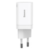 Baseus Super Si Pro szybka ładowarka USB / USB Typ C 30W Power Delivery Quick Charge biały (CCSUPP-E02)