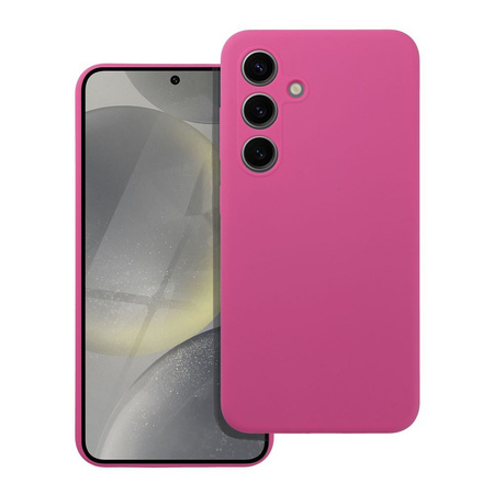 Futerał SILICONE 2mm do SAMSUNG S24 FE róż