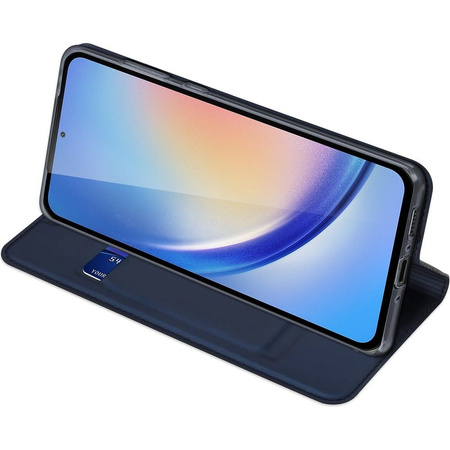 Etui Dux Ducis Skin Pro do Samsung A35 5G z klapką - niebieskie