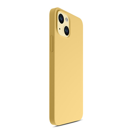 Apple iPhone 15 - 3mk Hardy Silicone MagCase Yellow