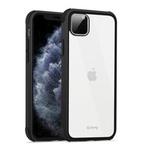 Crong Trace Clear Cover - Etui iPhone 11 Pro (czarny/czarny)