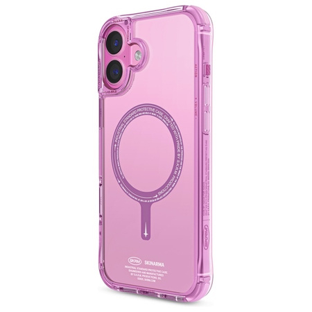 Skinarma etui Saido iPhone 16 6.1" Magnetic Charging różowy/pink