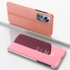 Clear View Case etui Xiaomi 12 Lite pokrowiec z klapką różowe