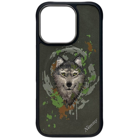 Etui Nimmy Wilk MagSafe do iPhone 16 Pro  ciemnoszary