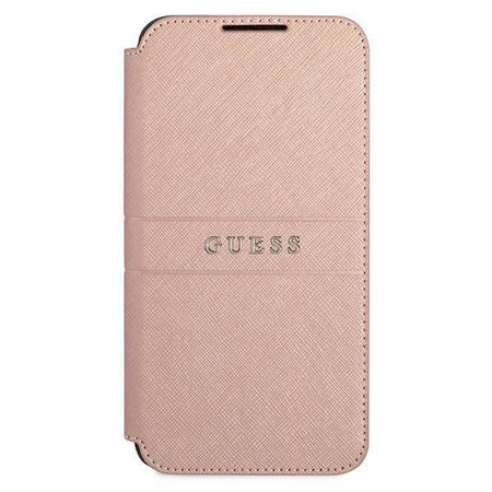 Guess GUBKS22MPSASBPI S22 + S906 pink / pink book Saffiano Stripes
