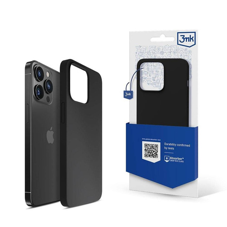 iPhone 13 Pro 3mk Silikonhülle Serie – Schwarz