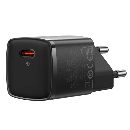Baseus Cube Pro 30W USB-C Wandladegerät – Schwarz